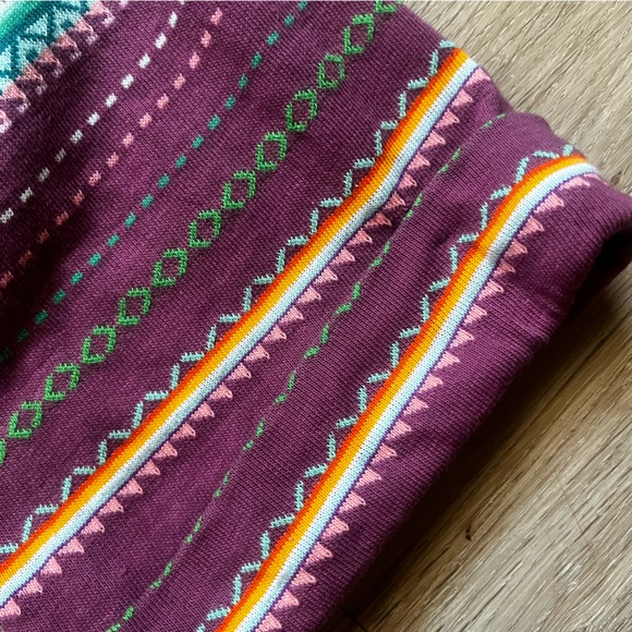 Vintage 60s 70s Pandora Scotchkin Stripe Collared Boho Eclectic Top - Picture 12 of 12